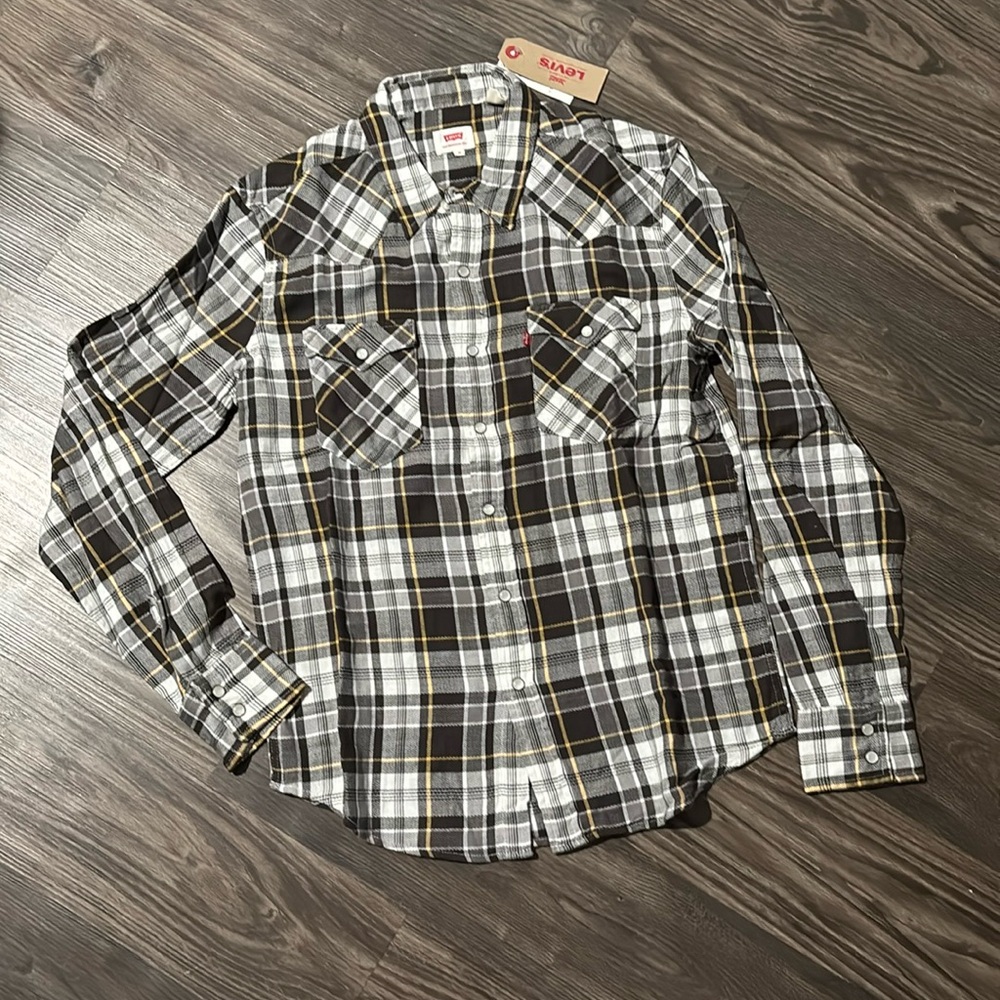 NWT Levi's flannel western shirt - Picture 1 of 3
